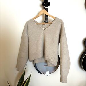 H&M Cream Wool Sweater